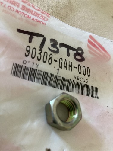 Honda 90308 gah 000 nut - honda, 90308-gah-000