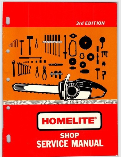 Homelite chainsaw shop service - homelite,