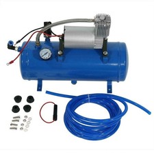 12V Air Compressor Pump Kit 150PSI Inflator System with Tank for Car Van Truck