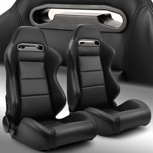 Pair reclinable racing seats - pair,