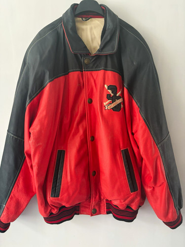 Vintage sacks leather - leather, varsity