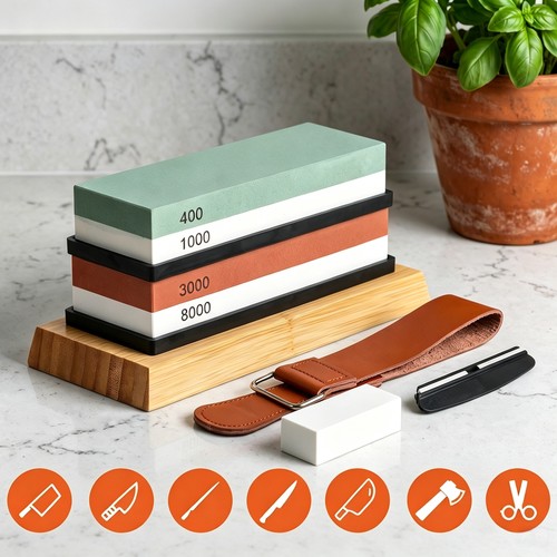 Knife sharpening stone - knife,