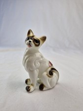 Bone china Siamese cat