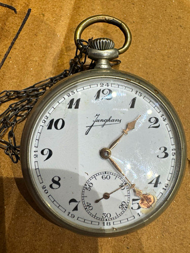 Junghans silver full hunter - full,