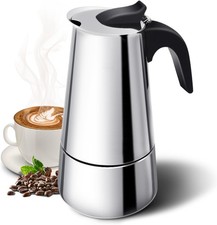 Godmorn Stovetop Espresso Maker, Italian Coffee Maker Moka Pot, 300ml /6 cups