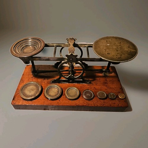 Vintage brass scales mordan - vintage,
