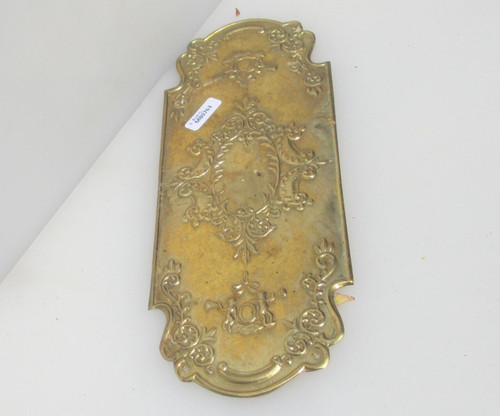 Brass finger plate - plate, door