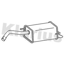 Exhaust Rear Back Box For