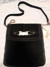 River Island Black Real Suede