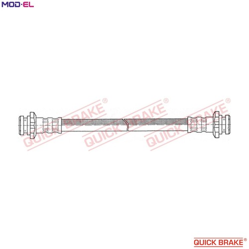 Brake hose 044 for nissan - hose, 22.044