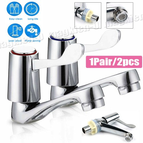 1pair chrome lever - lever, taps