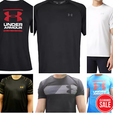 Clearance Sale Under Armour Mens T-Shirt Short Sleeve Gym Fitness  Top New