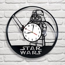 Star Wars Lego DV design vinyl record wall clock home art kids bedroom game
