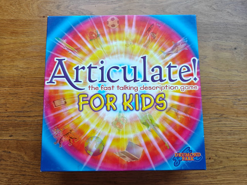 Articulate for kids board - for, game