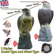 Decoy Hawk Garden Eagle Bird Pest Deterrant Cat Repeller Falcon Pond Scarer UK