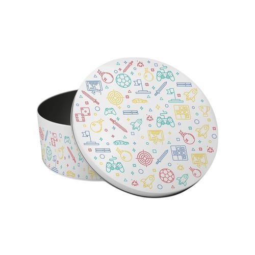 Gaming icons small cake tin - small,