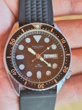 Vintage Solvil et Titus Diver Automatic Black Dial Vintage Swiss Watch Men