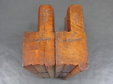 Pair wooden moulding planes 9/16 sash ovolo vintage old tools by Hields