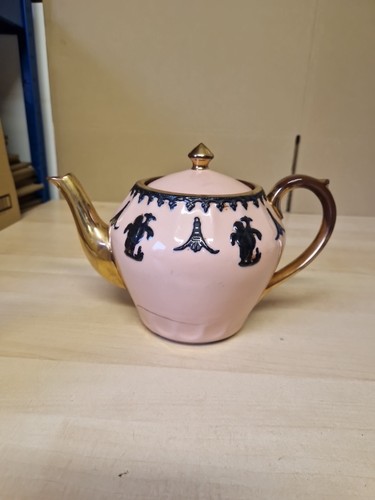 Vintage pink gibsons teapot - gibsons,