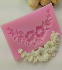 Flower Bouquet Silicone Fondant Icing Mould Chocolate Sugar Craft Sugar Paste