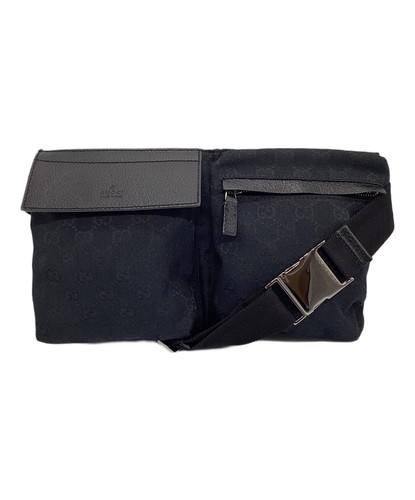 Gucci canvas black waist - gg,