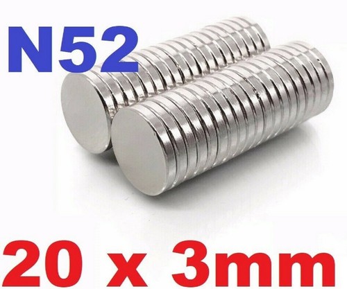 Magnets 20x3 neodymium - mm,