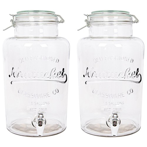 Glass drinks dispensers with - glass,