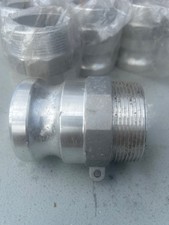 Fire hose coupling.  2.5 inch instantaneous male to maleCoupling Aluminium