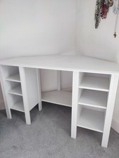White Corner Dresser