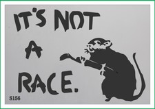 Banksy it's not a race