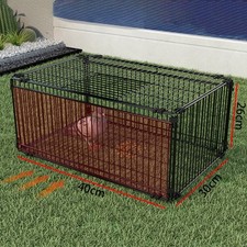 Pigeon Trap Cage Two-Way Entry Door Portable Bird 1/2/4 Door Pigeon Iron Cage !