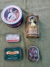 VINTAGE TINS JOB LOT OF
