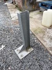 bolt down crash barrier/armco Barrier post galvanized
