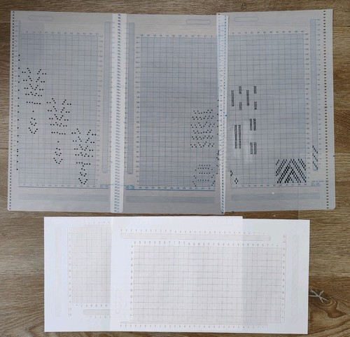 Mylar sheets and graph - and,