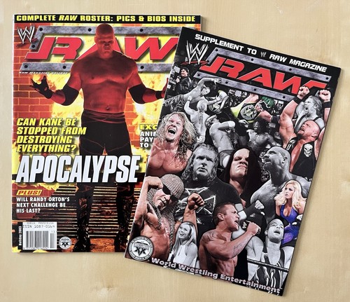 Wwf raw magazine holiday - wwf,