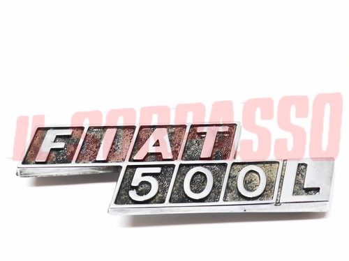 Chromed rear bonnet badge fiat - chromed,