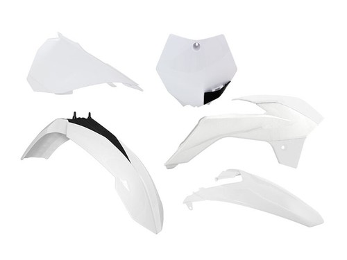 Rtech plastic kit - white, sx