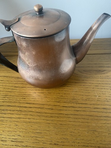 Vintage copper kettle - copper,
