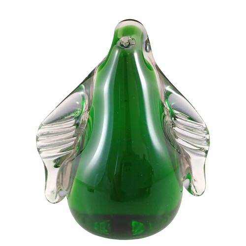 Marked wedgwood green glass - marked,