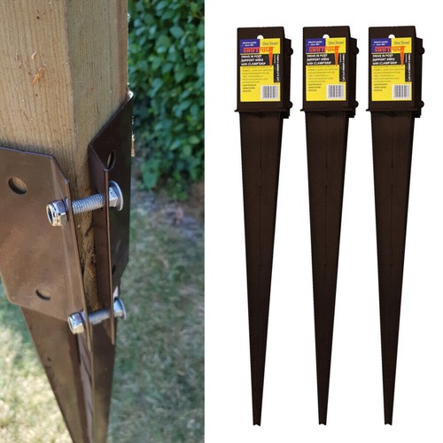 Fence post holder support - post,