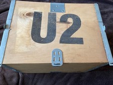 U2 RARE PROMO WOODEN BOX +