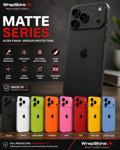 Apple iphone matte vinyl wrap - matte,