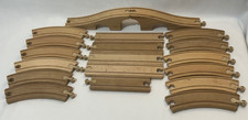 Wooden Train Track Set Of X17