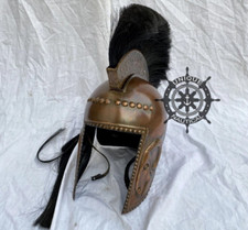 Medieval Greek Roman Helmet Roman Imperial Armor Helmet Handcrafted Metal Helmet