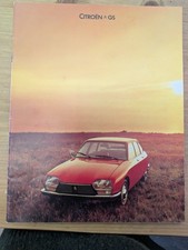 Citroen GS Brochure UK Issue
