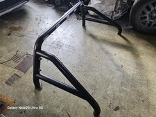 2005-2015 NISSAN NAVARA MATT BLACK ROLL BAR WITH LED LIGHTS FITTED £130