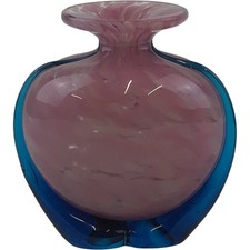 Mdina Pink and Blue Hand Blown