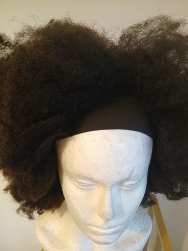 Afro kinky hair with - 4c, head