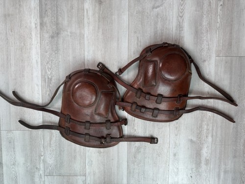 Vintage polo knee guards - knee, guards/pads
