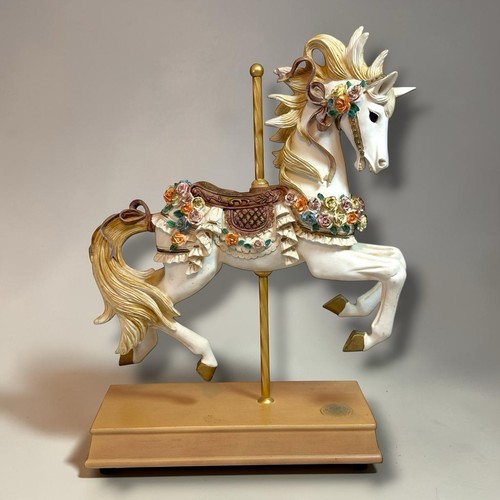 Vintage carousel horse music - horse,